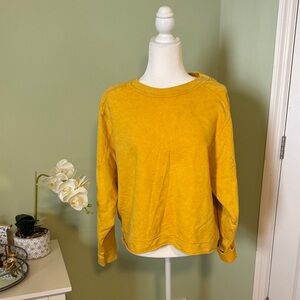 Zara Mustard Yellow Women's Sweatshirt